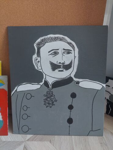 продаю портрет: Продам нарисованного акриловыми красками портрет Кайзера Вильгельма 2