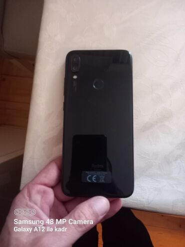 xiaomi not 3: Xiaomi Redmi Note 7, 64 GB, rəng - Qara, 
 Sensor, Barmaq izi, İki sim kartlı