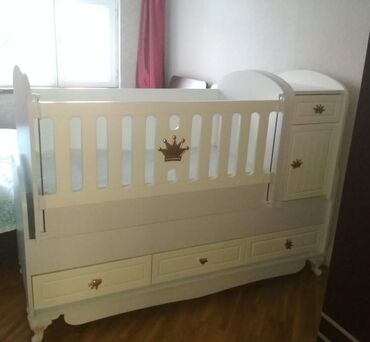 Digər mebel: NurideUşaq çarpayısı Satılır 120₼ Yeni kimi Matras var Ünvan Zabrat