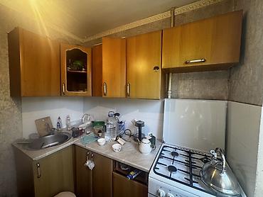 silver kitchen: Кухонный гарнитур из ламинированного ДСП, цвет — тёплый светлый орех — 1