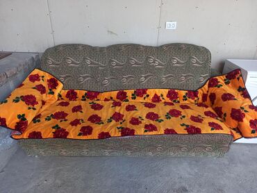 двухъярусная кровать с диваном: Диван-кушетка, Б/у