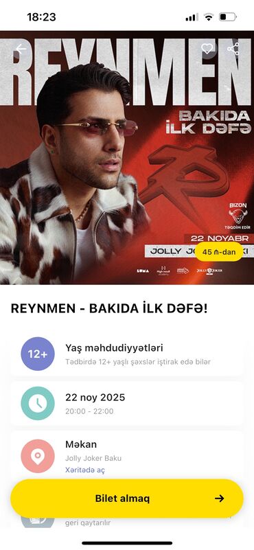 nwork нижелла микс отзывы: Reynmen konsertinə fiziki 2 bilet satılır Zona 1 ə.İkisi birlikdə