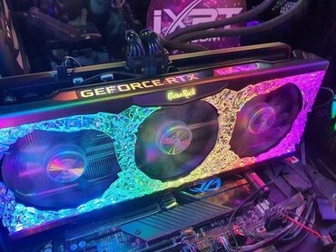 Видеокарты: Видеокарта Palit GeForce RTX 3070 Ti, 8 ГБ, Б/у