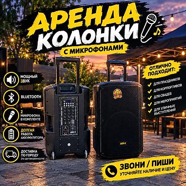 АРЕНДА акустический большая колонка 45см-70см at lalafo.kg АРЕНДА акустический большая колонка 45см-70см