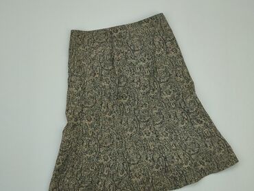 brązowa spódnice z guzikami: Spódnica, S, stan - Dobry