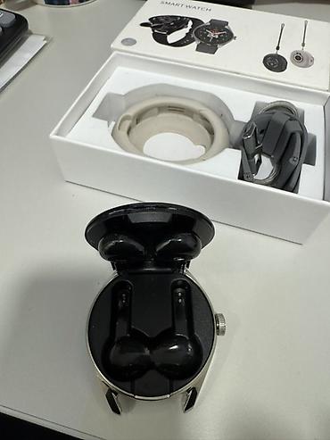 Другие смарт-часы: Умные часы со встроенным кейсом для TWS-наушников Особенности: - — 9