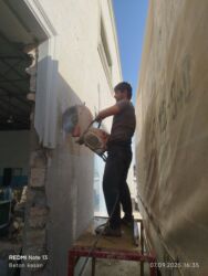 Beton işləri: #Betonkesme #betondeşmə Beton kubik kərpic - dən kəsim deşim — 5