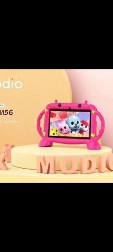 Planşetlər: Modio M56 uşaqlar üçün andrid planset 6 ram 128GB Play marketden bir