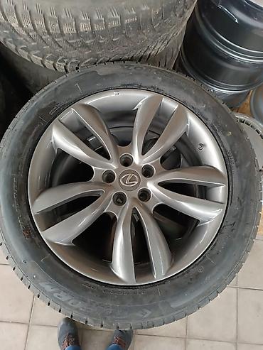 r19 lexus: Колеса в сборе 235 / 55 / R 19, Лето, Б/у, Комплект, Легковые, Литые, отверстий - 5 — 1