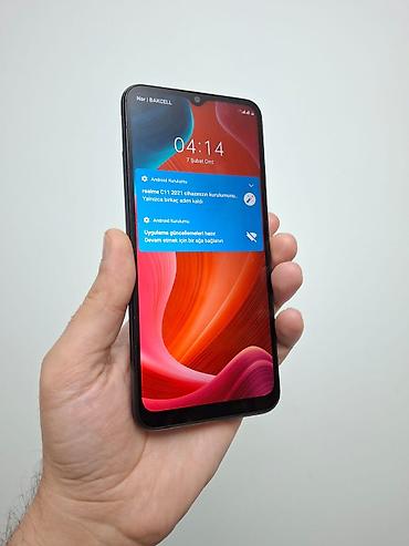 Realme: Realme C11 (2021), 64 GB, rəng - Qara, Sensor — 4