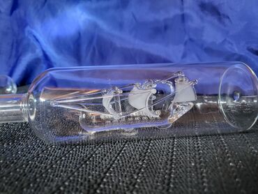 Čaše: Flasa nova,vintaz brod u boci za pice ili ukras. Flasa perfektan — 6