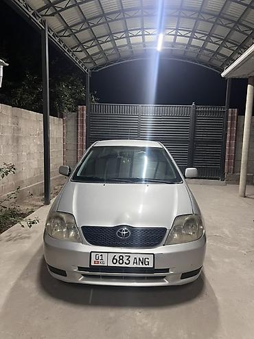 e6 3: Toyota Corolla: 2003 г., 1.4 л, Механика, Бензин, Седан — 2