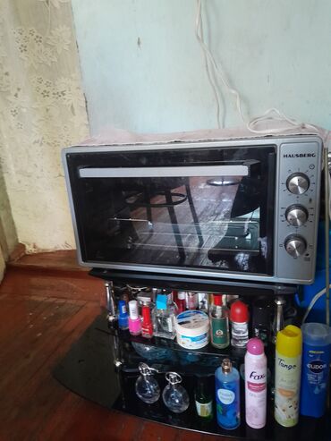 mikrodalğalı soba ikinci el: Duxovka Hausberg, Elektrik, rəng - Boz, Ayrıca dayanan
