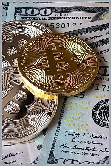 Монеты: Коллекционная сувенирная монета Bitcoin (BTC) - Дизайн: рельефный — 52