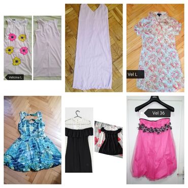 svecane haljine prodaja: M (EU 38), bоја - Bela, Oversize, Na bretele