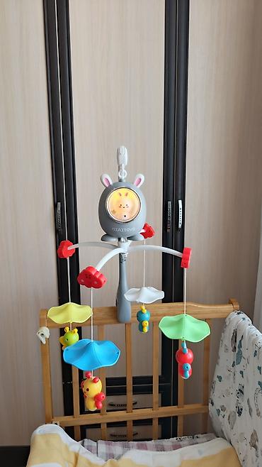 Жарык кылуу: Музыкальный мобиль на детскую кроватку BIATTOYS с ночником - — 1