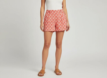 krótkie eleganckie czarne spodenki z wysokim: Shorts for women, size L