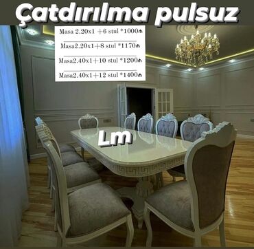 стул стремянка трансформер: Для гостиной, Новый, Трансформер, Квадратный стол, 6 стульев, Азербайджан