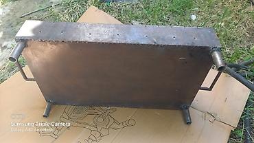 cocoloco kömür: Metal manqal/qril üçün qutu - Material: qalın polad təbəqədən — 2