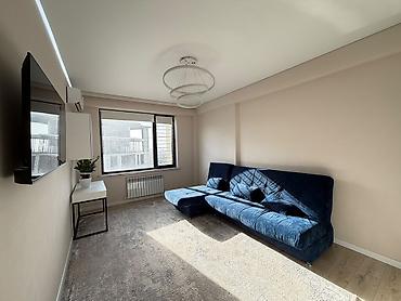 джал 15 ихлас: 1 комната, 46 м², Нижний Джал (Джал-23) Элитка, 14 этаж, Дизайнерский ремонт — 2