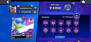 Butslar: Brawl Stars oyun hesabı – yüksək trofeyli və zəngin kontentli - Kupa — 1