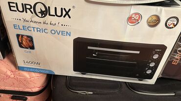 Duxovkalar: Duxovka Eurolux, Elektrik, rəng - Qara, Ayrıca dayanan