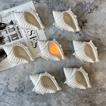 Fiqurlar: Fiqur, Gips, rəng - Ağ — 16