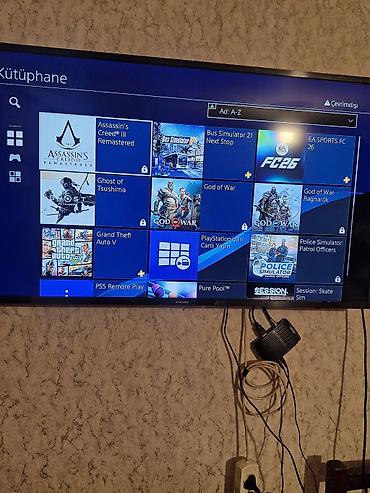 pse 4: PlayStation 4 slim (PS4) 2 dualshok aparat əla vəziyyətdədir. evdə — 2