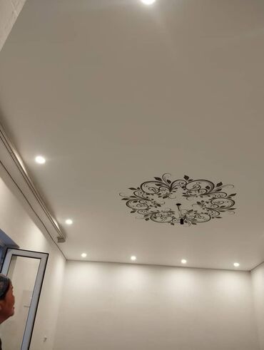 Натяжной потолок: Натяжной потолок Глянцевое, Матовое, 3D потолки Гарантия, Бесплатная консультация, Бесплатный замер — 27