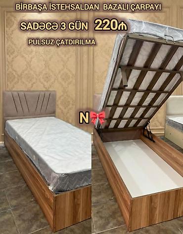 çarpayı satışı: Yeni, Təknəfərlik çarpayı — 1