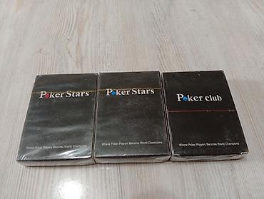 биговые дорожки: Колоды игральных карт с брендингом PokerStars и Poker Club. 100% — 1