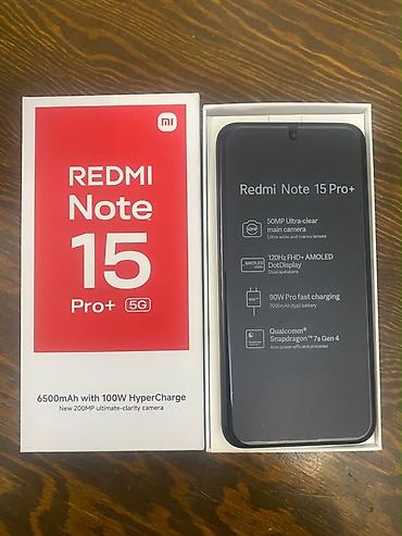 телевизор с тв тюнером: Redmi, Redmi Note 15 Pro Plus, Новый, 512 ГБ, цвет - Черный, 2 SIM — 1