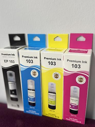 Premium Ink 103 doldurma mürəkkəbləri – EP seriyalı printerlər üçün -