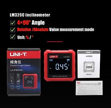 bakutool: Rəqəmsal bucaq ölçən Model: UNI-T LM 320C Maqnitli İnklinometr. 📌 — 6