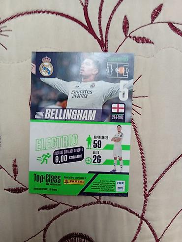 blu ray disk: Panini Top Class kolleksiya kartı – “ELECTRIC | BELLINGHAM” - Seriya — 2