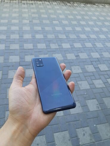 telfon samsung: Samsung Galaxy A31, 128 GB, rəng - Qara, Düyməli, Barmaq izi