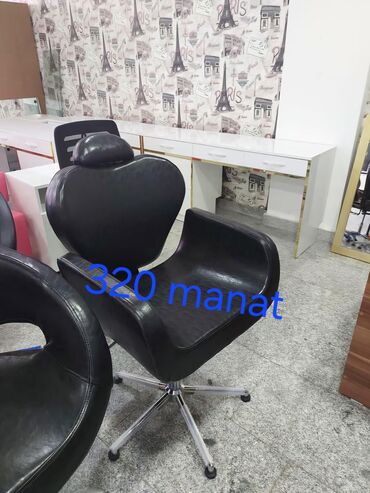 Salon, tibbi mebel dəsti: Gözəllik salonu üçün mebel dəsti Tərkib: - Saç yuma stolu: qara — 6