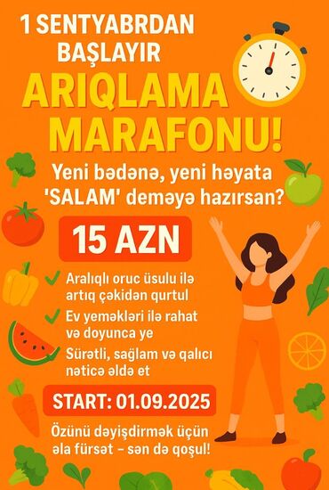 Bu arıqlama marafonu ilə artıq çəkidən qurtulun və yeni bir həyata