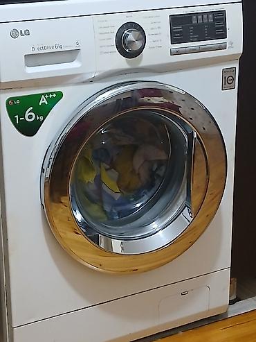 Бытовая техника: LG önyükləməli paltaryuyan maşın - Model: LG Direct Drive (6 kq — 1