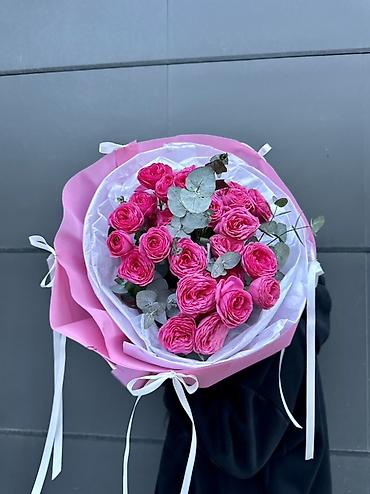 Букеты из живых цветов: Букеты из свежих цветов в нежной пастельной гамме. /Московская 184 — 15