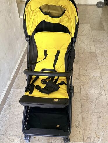 расчески для новорожденных: Uşaq arabası – yüngül və yığıla bilən model - Rəng: sarı-qara - 5