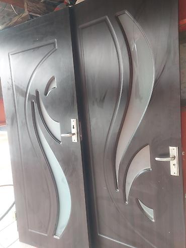 qapi: MDF qapılar və qutu dəstləri - Material: MDF (ağac teksturalı, tünd — 1