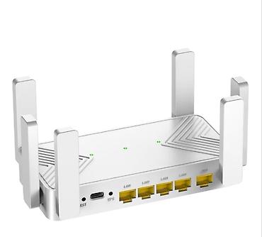 Wifi ruter, ruter. 4 çıxışlı, yeni, qutuda. Kompakt ölçüdə. Ölçüləri lalafo.az -da Wifi ruter, ruter. 4 çıxışlı, yeni, qutuda. Kompakt ölçüdə. Ölçüləri