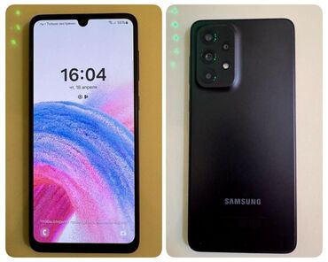 samsung galaxy a33: Samsung Galaxy A33 5G, 128 GB, rəng - Qara, Barmaq izi