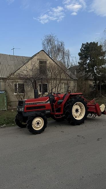 Мини-тракторы YANMAR: Гидро наклон бар Усилитель руля Трактор Yanmar FX28D с навесной — 1