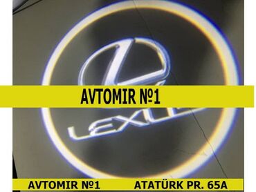 qapı aksesuarları: Lexus qapı logo isigi 🚙🚒 ünvana və bölgələrə ödənişli çatdırılma