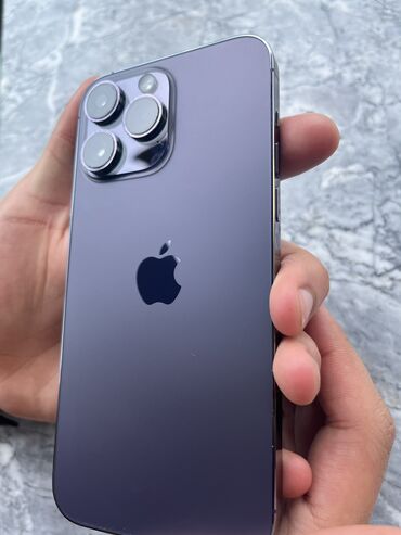 iphone 14 pro ikinci el: IPhone 14 Pro Max, 128 GB, Deep Purple, Barmaq izi, Face ID