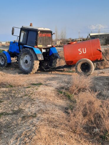 ВАЗ (ЛАДА): Mavi MTZ tipli traktor və arxaya qoşulan su çəni ilə xidmət. -