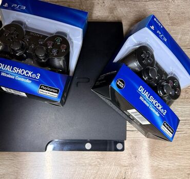 сони плей: Продаю идеальную PS3 slim, прошитая +70топ игр, Память 1000гиг, не