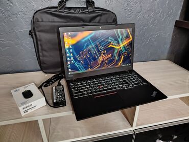 бизнем: Ноутбук, Lenovo, 16 ГБ ОЭТ, Intel Core i5, 15.6 ", Жумуш, окуу үчүн, эс тутум SSD